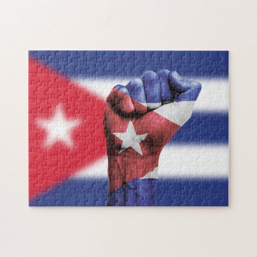 Cuba-vlag Legpuzzel (Horizontaal)