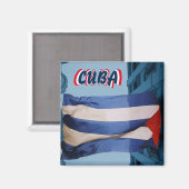 Cuba vlag magnet magneet (Voorkant / Achterkant)
