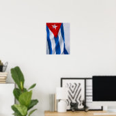 cuba vlag poster (Thuiskantoor)