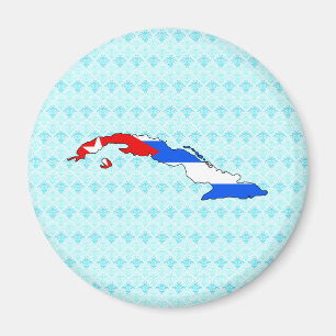 Cuba-vlag — volledige grootte magneet