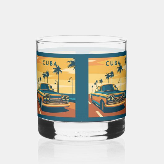 Cuba Whisky Glas (Voorkant)