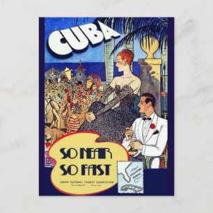 Cuba, zo dicht bij zo snel mogelijk nationaal rei Briefkaart