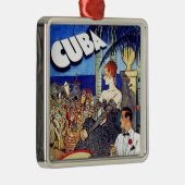  Cuba, zo dichtbij zo snel reizen Metalen Ornament (Rechts)