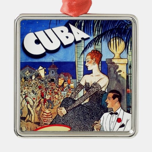 Cuba, zo dichtbij zo snel reizen Metalen Ornament (Voorkant)