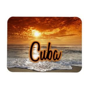 Cuba-zonsondergang Magneet