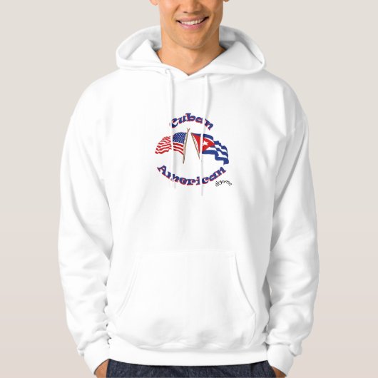 Cubaans-Amerikaans Hoodie (Voorkant)