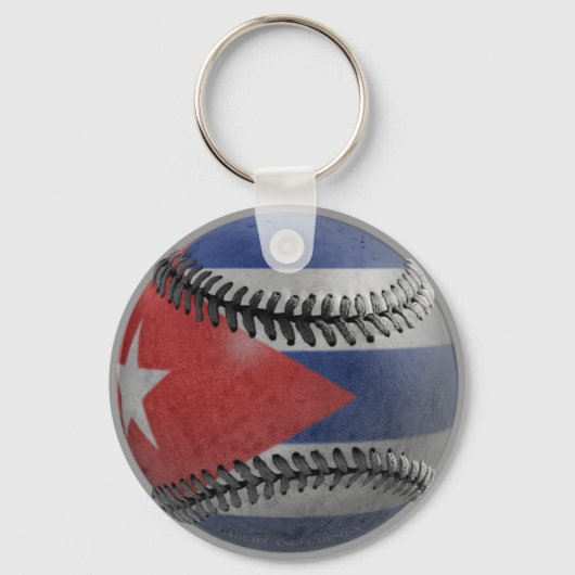 Cubaans honkbal sleutelhanger (Voorkant)