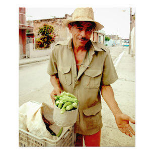 Cubaans Quimbombo-Man Afdrukken Foto Afdruk