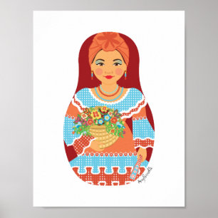 Cubaans Sienna Matroesjka Poster