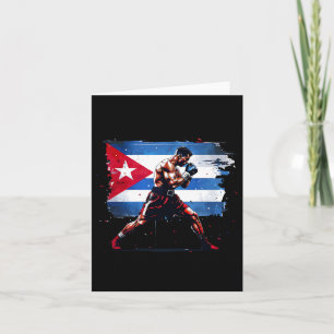 Cubaanse Bokser - Pride Cuba Boksen  Box Handschoe Kaart