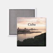 Cubaanse Cityscape Magneet (Voorkant / Achterkant)
