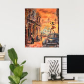 Cubaanse dans poster (Thuiskantoor)