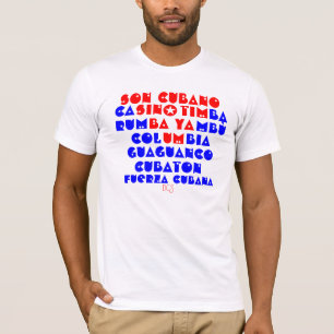 Cubaanse dansen t-shirt