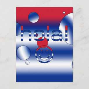 Cubaanse Gifts : hallo/Hola Face Briefkaart