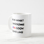 cubaanse kok, geweldige koffiemok (Voorkant links)