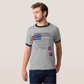 Cubaanse luchtmacht t-shirt (Voorkant volledig)
