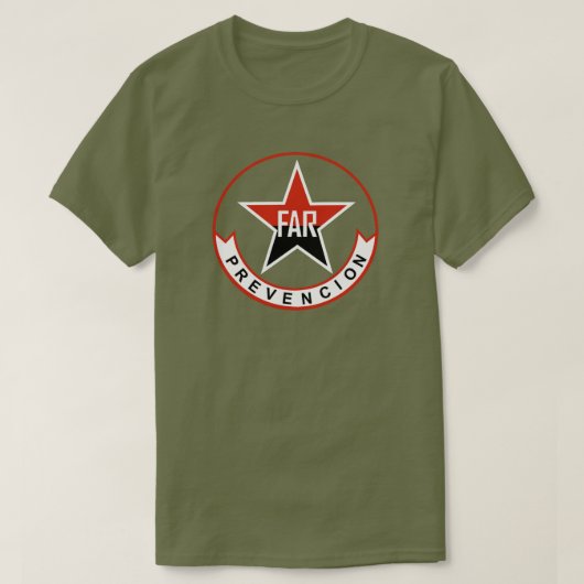 Cubaanse Revolutionaire Strijdkrachten F.A.R. T-shirt (Design voorkant)