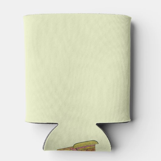 Cubaanse Sandwich Ham Pork Swiss Cheese Food Festi Blikjeskoeler (Achterkant)