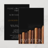 Cubaanse sigaar Vip zakelijke viering Kaart (Voorkant / Achterkant)