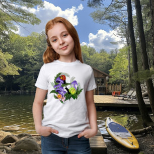 Cubaanse slakken paarse paddenstoelen t-shirt