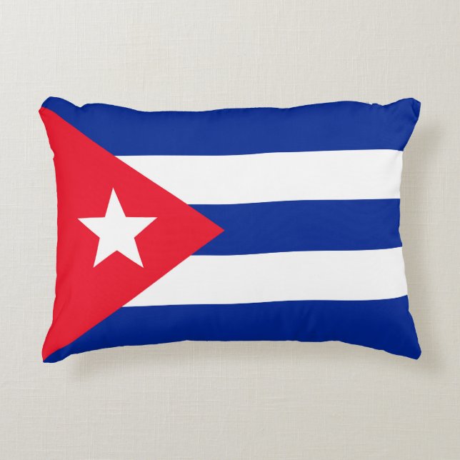 Cubaanse vlag accent kussen (Voorkant)