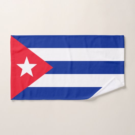 Cubaanse vlag bad handdoek (Handdoek)