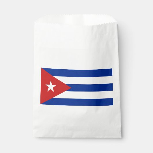 Cubaanse vlag bedankzakje (Voorkant)