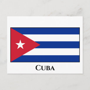 Cubaanse vlag briefkaart