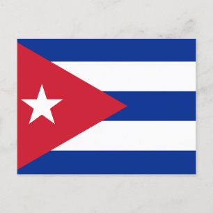 Cubaanse vlag briefkaart