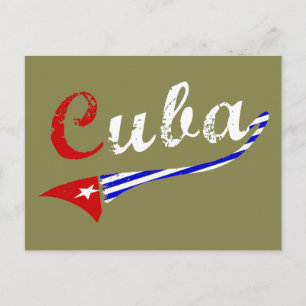 Cubaanse vlag briefkaart