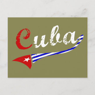 Cubaanse vlag briefkaart