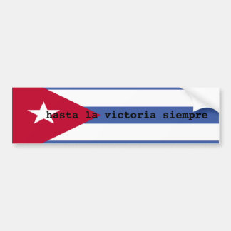 Cubaanse vlag bumpersticker