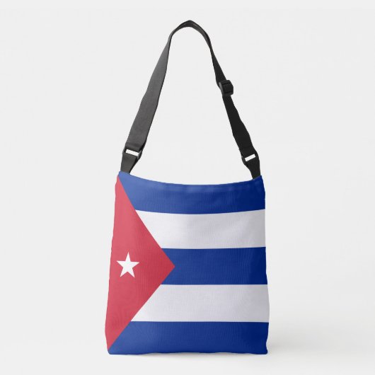 Cubaanse vlag crossbody tas (Voorkant)