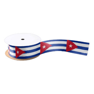 Cubaanse vlag en Cuba reizen, vakantie/sport Lint