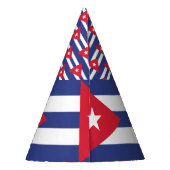 Cubaanse vlag feesthoedjes (Achterkant)