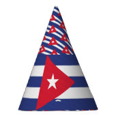 Cubaanse vlag feesthoedjes (Rechts)