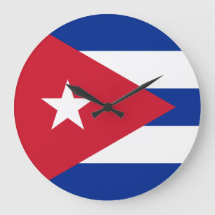Cubaanse vlag grote klok