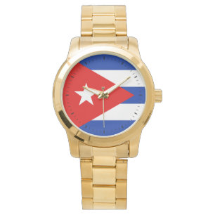 Cubaanse vlag horloge