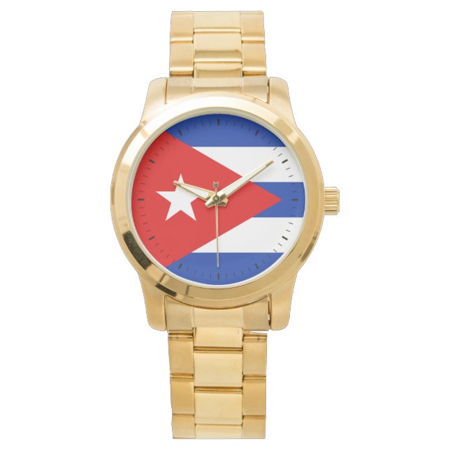 Cubaanse vlag horloge (Voorkant)