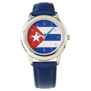 Cubaanse vlag horloge