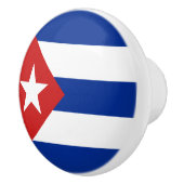 Cubaanse vlag keramische knop (Rechts)