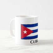 Cubaanse vlag koffiemok (Voorkant links)