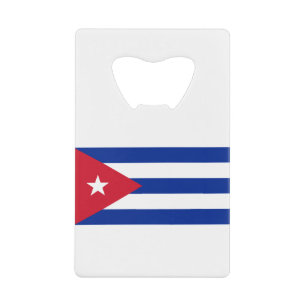 Cubaanse vlag kredietkaart flessenopener