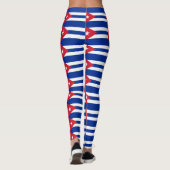 Cubaanse vlag leggings (Achterkant)