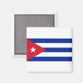 Cubaanse vlag magneet (Voorkant / Achterkant)
