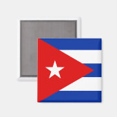 Cubaanse vlag magneet (Voorkant / Achterkant)