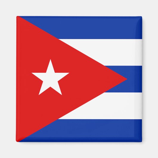 Cubaanse vlag magneet (Voorkant)