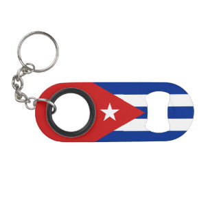 Cubaanse vlag mini flessenopener