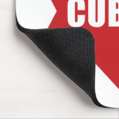 Cubaanse vlag Mousepad Muismat (Hoek)