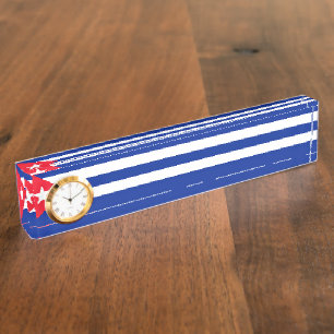 Cubaanse vlag naambordje